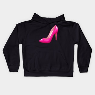 Come on barbie lets go party - hot pink stiletto Kids Hoodie